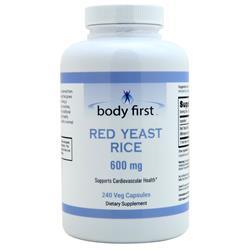 Body First Red Yeast Rice (600mg) 240 vcaps