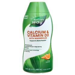 Natures Way Calcium & Vitamin D3 Liquid Citrus 16 fl.oz