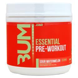 Raw X Bum Essential Pre-Workout Sour Watermelon 405 grams
