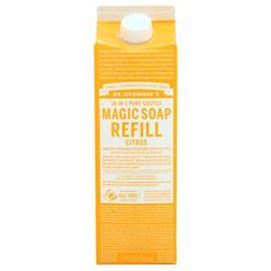 Dr. Bronners Pure-Castile Magic Soap Citrus - Refill Carton 32 fl.oz