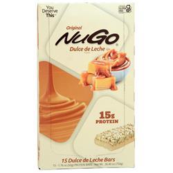 Nugo Nutrition NuGo Original Bar Dulce de Leche 15 bars