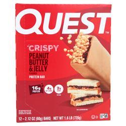 Quest Nutrition Quest Hero Protein Bar Crispy Peanut Butter & Jelly 12 bars