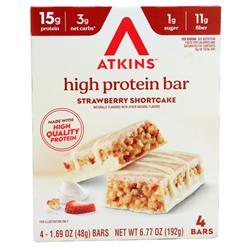Atkins High Protein Bar Strawberry Shortcake 4 bars