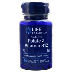 Life Extension BioActive Folate & Vitamin B12 90 vcaps
