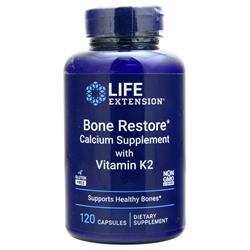 Life Extension Bone Restore with Vitamin K2 120 caps