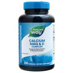 Natures Way Calcium Magnesium & D Complex 250 caps