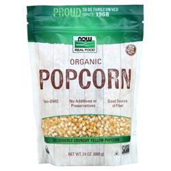 Now Organic Popcorn 24 oz