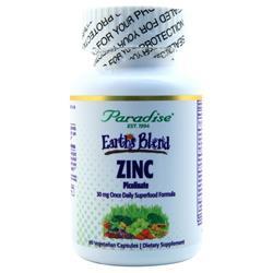 Paradise Herbs Earths Blend Zinc Picolinate 90 vcaps