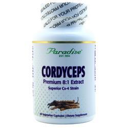 Paradise Herbs Cordyceps (400mg) 60 vcaps