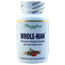 Paradise Herbs Whole Man - Mens Libido Vitality Formula 60 vcaps
