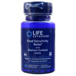 Life Extension Food Sensitivity Relief with Diamine Oxidase (DAO) 60 vcaps