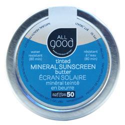 All Good Tinted Mineral Sunscreen Butter SPF 50 1 oz