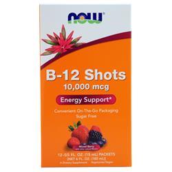 Now B-12 Shots (10000mcg) Mixed Berry 12 pckts