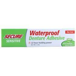 Secure Waterproof Denture Adhesive Sensitive 1.4 oz
