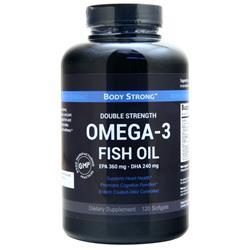 BodyStrong Double Strength Omega-3 Fish Oil (Enteric Coated) 120 sgels