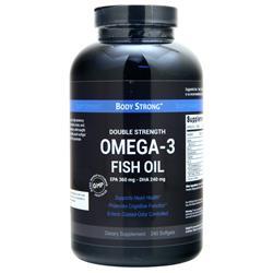 BodyStrong Double Strength Omega-3 Fish Oil (Enteric Coated) 240 sgels
