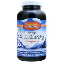 Carlson Wild Caught Super Omega-3 Gems 250 sgels