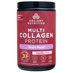 Ancient Nutrition Multi Collagen Protein Brain Boost Powder Vanilla 454.5 grams