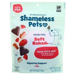 Shameless Pets Soft Baked Dog Treats Duck Duck Beet 6 oz