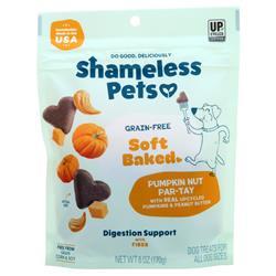 Shameless Pets Soft Baked Dog Treats Pumpkin Nut Par-Tay 6 oz