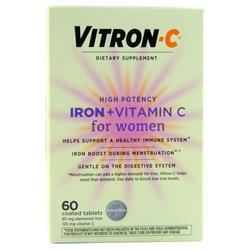 Vitron-C High Potency Iron + Vitamin C for Women 60 tabs