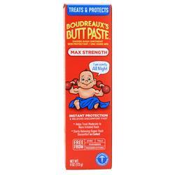 Boudreauxs Butt Paste Diaper Rash Ointment Max Strength - Tube 4 oz