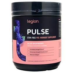 Legion Supplements Pulse Stim-Free Pre-Workout Blue Raspberry 444 gr