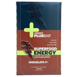Greens Plus +PlusBar Energy Chocolate 12 bars