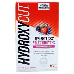 Muscletech Hydroxycut Weight Loss + Electrolytes Drink Mix Wildberry 21 pckts