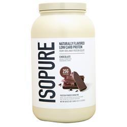 Natures Best Isopure Naturally Flavored Low Carb Protein Chocolate 3 lbs