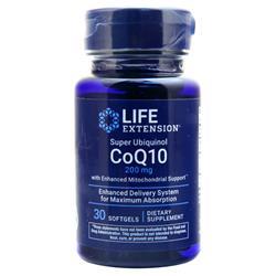 Life Extension Super Ubiquinol CoQ10 (200mg) with Enhanced Mitochondrial Support 30 sgels