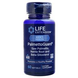 Life Extension PalmettoGuard Saw Palmetto, Nettle Root and Beta-Sitosterol 60 sgels