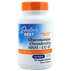 Doctors Best Glucosamine Chondroitin MSM + UC-II 90 vcaps