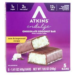 Atkins Endulge Bar Chocolate Coconut 5 bars