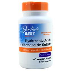 Doctors Best Hyaluronic Acid + Chondroitin Sulfate with BioCell Collagen 60 vcaps