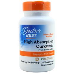 Doctors Best High Absorption Curcumin with BioPerine 120 vcaps