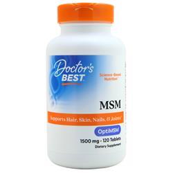 Doctors Best MSM with OptiMSM (1500mg) 120 tabs