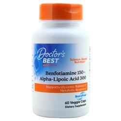 Doctors Best Best Benfotiamine 150 + Alpha-Lipoic Acid 300 60 vcaps