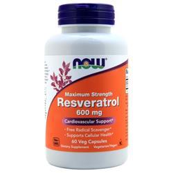 Now Resveratrol - Maximum Strength (600mg) 60 vcaps