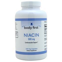 Body First Niacin (500mg) 240 vcaps