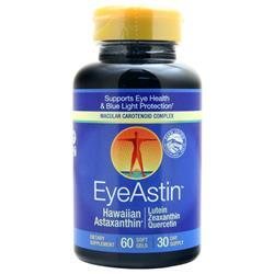 Nutrex Hawaii BioAstin - EyeAstin Hawaiian Astaxanthin 60 sgels