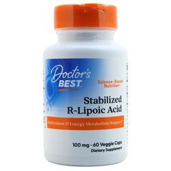 Doctors Best Stabilized R-Lipoic Acid (100mg) 60 vcaps