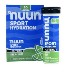 Nuun Sport - Hydration + Caffeine Fresh Lime 8 vials