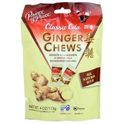 Prince of Peace Ginger Chews - 100% Natural Classic Cola 28 chews