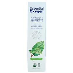 Essential Oxygen Organic Low Abrasion Toothpaste Peppermint 4 oz