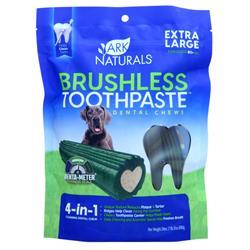 Ark Naturals Brushless Toothpaste Dental Chew Extra Large for Dogs 80+ lbs. 24 oz