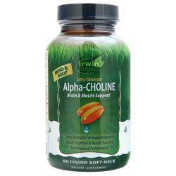 Irwin Naturals Alpha-Choline Brain & Muscle Support - Extra Strength 60 sgels
