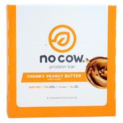 Ds Naturals No Cow Protein Bar Chunky Peanut Butter 12 bars