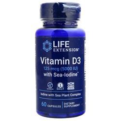 Life Extension Vitamin D3 with Sea-Iodine 60 caps