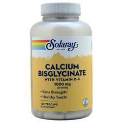 Solaray Calcium Bisglycinate with Vitamin D-3 120 vcaps